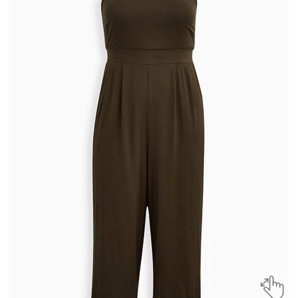 Torrid Green Pinafore Jumpsuit - Picture 5 of 16